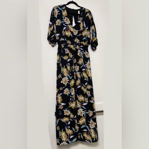 Yasroma Floral Print Maxi Dress